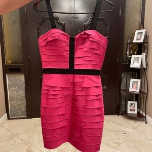 Hot Pink Bebe Cocktail Dress